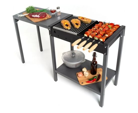 Мангал с приставным столом GRATAR 60 см МАН 150 – изображение 4