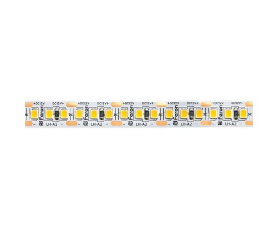 Светодиодная лента FERON LS616 180SMD 2835/m, 17W/m, 12V, 5m, 3000К 41279 – изображение 4