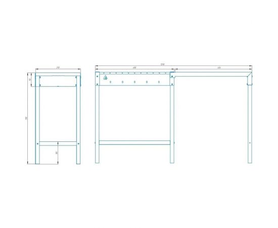 Мангал с приставным столом GRATAR 60 см МАН 150 – изображение 6