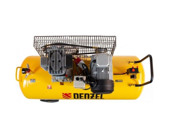 Воздушный компрессор DENZEL ременной привод BCI3000-T/200, 3,0 кВт, 200 литров, 530 л/мин 58119 – изображение 8