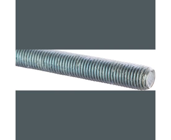 Усиленная штанга Стройбат DIN 976 М16х1000 белый цинк 1 шт 363970 