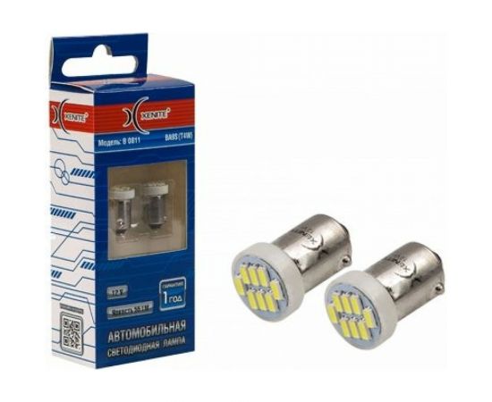 Автомобильная лампа B 0811 12 В, Т4W, BA9S, 55 Лм, 2 шт. 1009545 