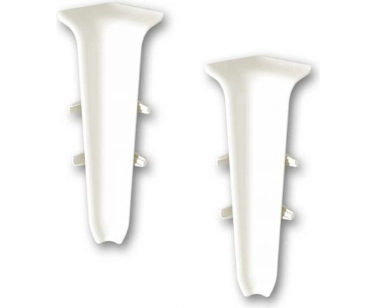 Внутренний угол для плинтуса DECONIKA (85 мм; 033 Кремово-белый; 2 шт.) Д-П85-В-Ф2 033 КРМ БЕЛ 