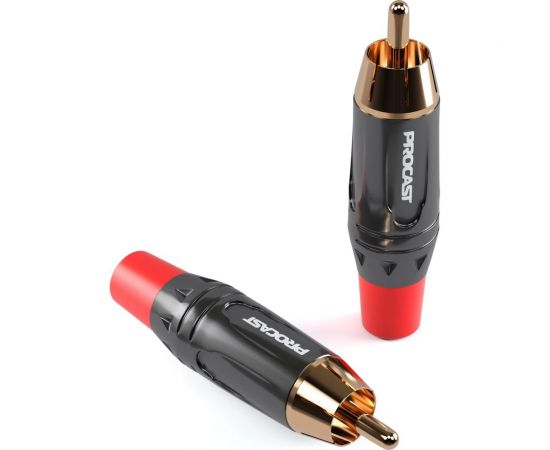 Разъем PROCAST cable RCA6/TT/Red RCAmale, красный маркер НФ-00000432 