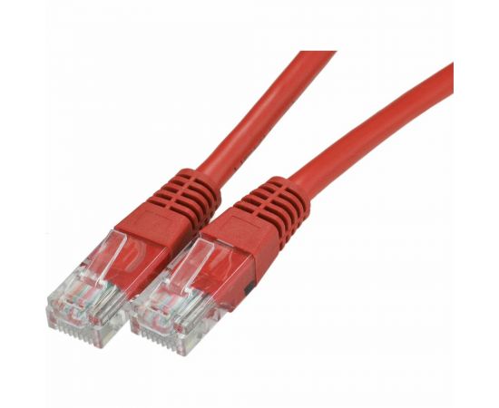 Коммутационный шнур Neomax UTP 1 м, cat.5е - красный, многожильный NM13001-010R 