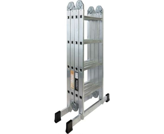 Лестница-стремянка 4x4 трансформер WORKY profi, высота 4.8 м ARD245800 