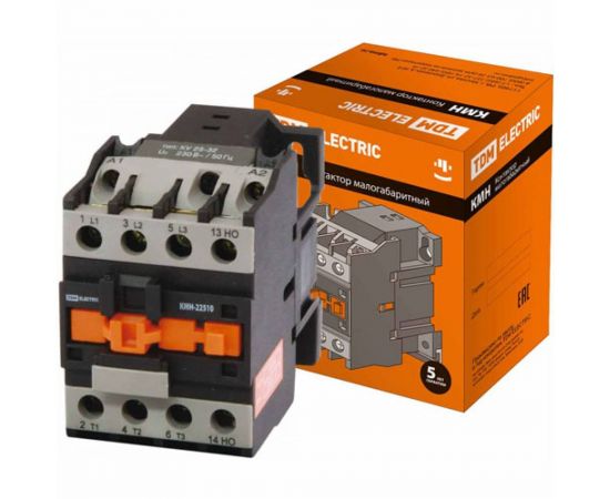 Контактор TDM КМН-22510, 25А, 400В/АС3, 1НО SQ0708-0015 