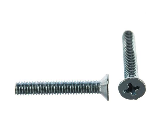 Винт ЗУБР DIN 965, M4 x 25 мм, 15 шт, кл. пр. 4.8, оцинкованный, ЗУБР 303116-04-025 