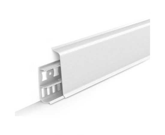 Напольный плинтус DECONIKA (85 мм; 2,2 м; 001 белый; 1 шт.) Д-П85 001 БЕЛ 