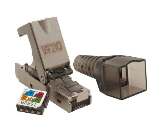 Коннектор SUPRLAN 8P8C STP Cat.6A (RJ-45) безынструментальный 10-0240 