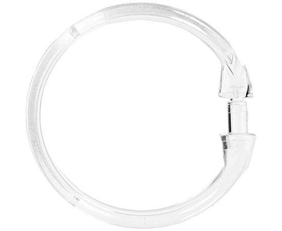 Кольца для шторок Vidage прозрачные с клипсами, 12 шт 1327023 