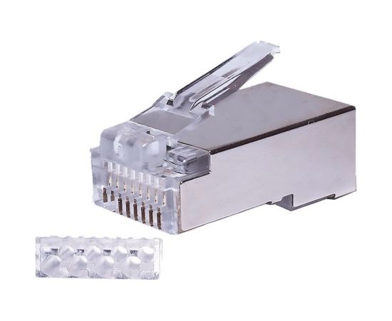 Коннекторы SUPRLAN 8P8C F/UTP Cat.6 3U (RJ-45) (100 pcs) 10-0202 