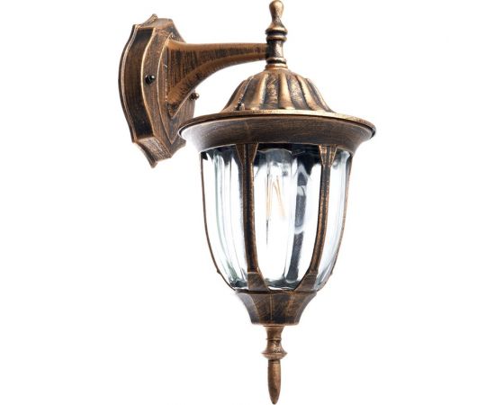 Садово-парковый светильник FERON 60W 230V E27 IP44 черное золото, PL6302 11898 