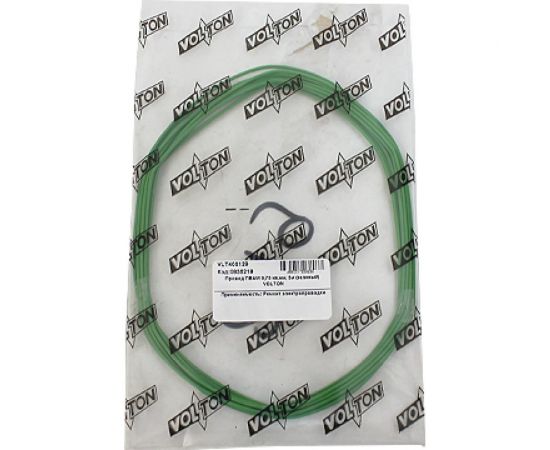 Провод ПВАМ VOLTON 0,75 кв.мм, 5м зеленый VLT400129 