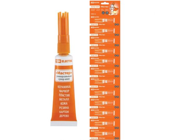 Супер-клей TDM Мастер 3 г, 12 шт. блистер SQ0542-0004 – изображение 2