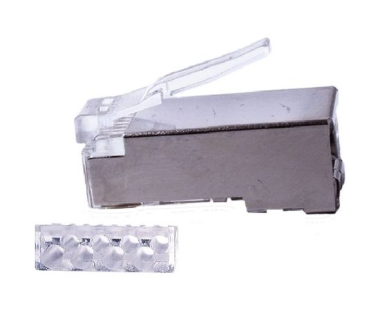 Коннекторы SUPRLAN 8P8C F/UTP Cat.6 3U (RJ-45) (100 pcs) 10-0202 – изображение 2