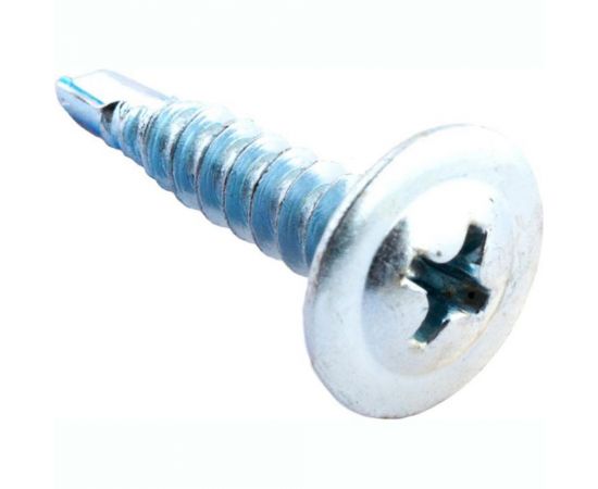 Саморезы Стройбат для тонких пластин с буром оцинкованные 4.2x13 мм 200 шт. 005151 – изображение 2