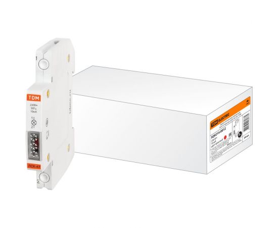 Компактная сигнальная лампа синяя TDM ЛСК-47 LED AC/DC SQ0214-0011 – изображение 2