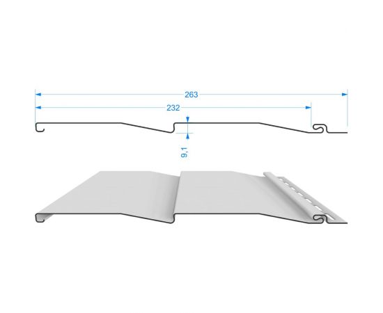 Сайдинг Docke Standard D4,5D пломбир PSSC-1044 – изображение 2