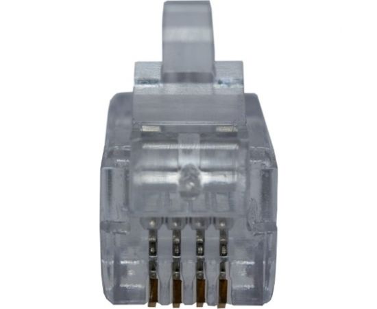 Коннекторы SUPRLAN 4P4C /RJ-11/ /100 pcs/ 10-0229 – изображение 2