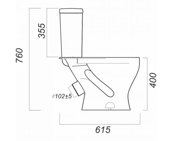 Унитаз-компакт SANITA ЭТАЛОН ЭКОНОМ 00000055374 ETLSACC01090113 – изображение 3