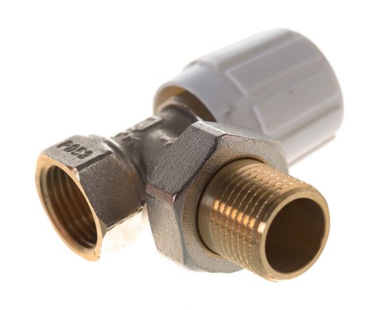 Регулирующий клапан для радиатора СТМ ТЕРМО ручной, угловой, 1/2 CARAVH12 – изображение 3