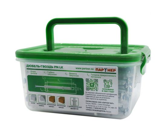 Дюбель-гвоздь Партнер PN-UK 6x80 70шт 825925 – изображение 3