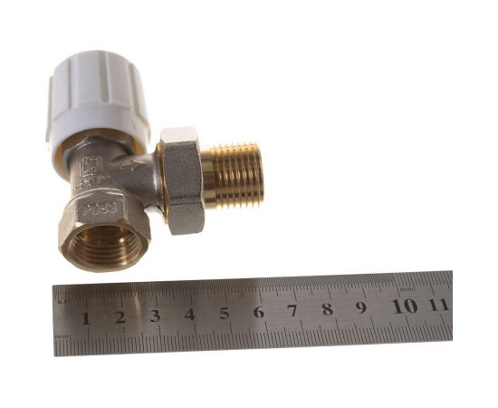 Регулирующий клапан для радиатора СТМ ТЕРМО ручной, угловой, 1/2 CARAVH12 – изображение 5