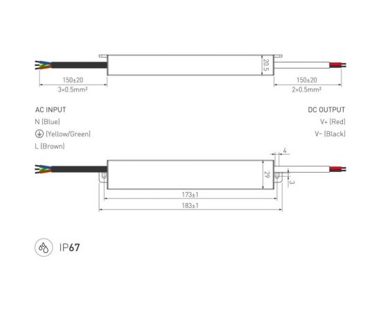 Блок питания Arlight ARPV-24030-B 020004 – изображение 5