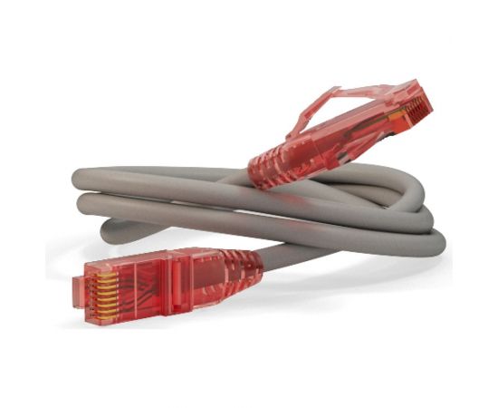 Патч-корд Hyperline PC-LPM-UTP-RJ45-RJ45-C5e-0.15M-LSZH-GY U/UTP, Cat.5е (100% Fluke Component Tested), LSZH, 0.15 м, серый 229915 