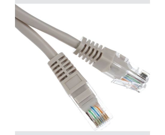 Патчкорд AOpen/Qust литой UTP кат.5е 15м серый ANP511-15M 