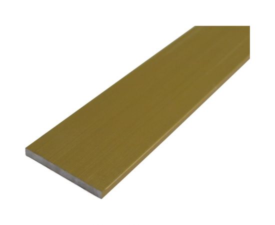 Профиль ПилотПро Ал., полоса, 20х2, 1 м, золото 09961 