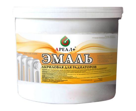 Эмаль для радиаторов Ареал+ 10 кг А-207 