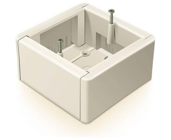 Установочная коробка GREENEL универсальная 88х88х44мм БЕЛАЯ GE40231-01 