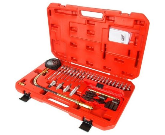 Компрессометр для дизельных двигателей с набором адаптеров JTC 4302 