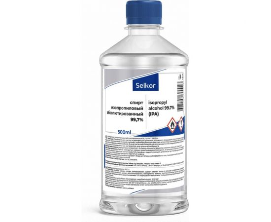 Спирт изопропиловый абсолютированный Selkor 0,5 л 36066 