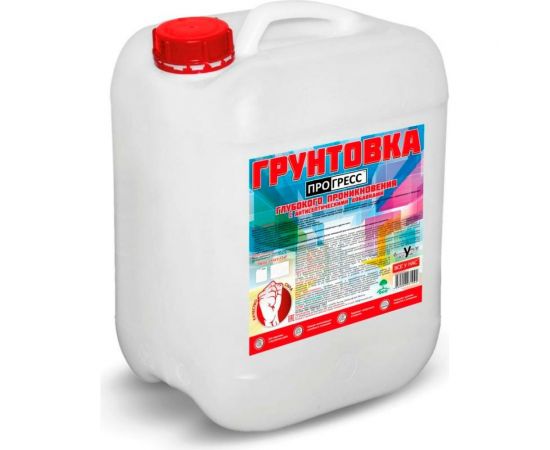 Акриловая грунтовка Прогресс глубокого проникновения, 5 л УТ00001074 