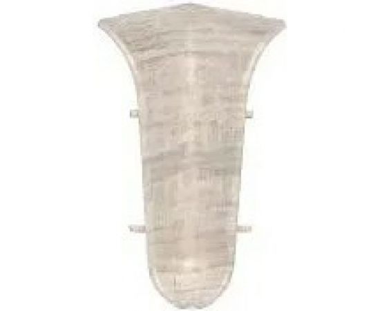 Угол внутренний для плинтуса Центурион Lider 245-ув (62 мм; матовый; дуб снежный) 71255 