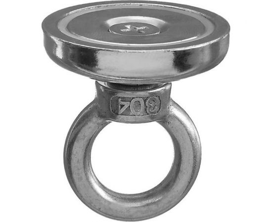 Неодимовый магнит с петлёй для авто Cartage диаметр 36 мм, сцепление 41 кг 5180107 