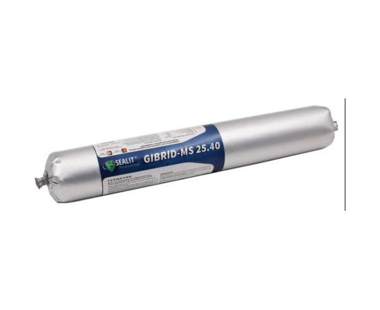 Гибридный герметик на основе MS-полимера Sealit GIBRID MS 25.40, 900 гр, серый 9001 