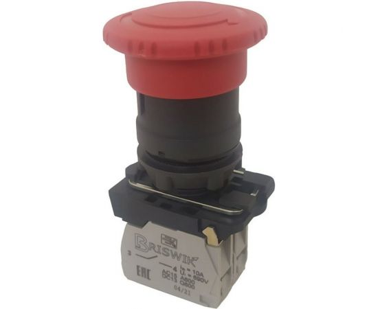 Выключатель Briswik КМЕ 5611м-Ф красный IP65 УХЛ2 10А 1но 1нз aB-PG-5Ai-0221 