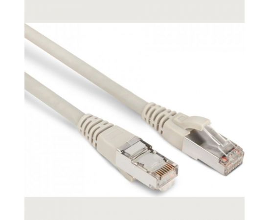 Патч-корд Hyperline PC-LPM-STP-RJ45-RJ45-C6-10M-LSZH-GY F/UTP, экранированный, Cat.6 42409 