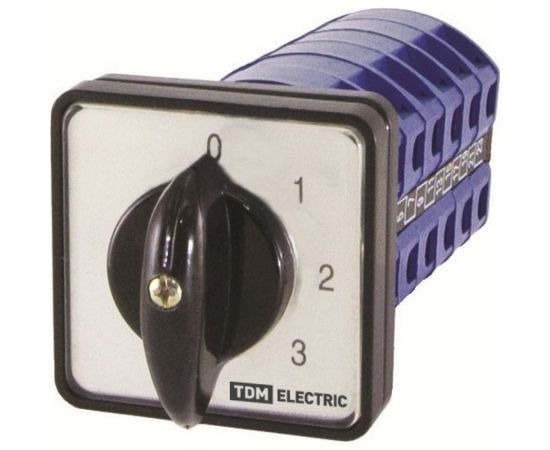 Кулачковый переключатель TDM КПУ11-63/136 (0-1-2-3 3р) SQ0715-0090 