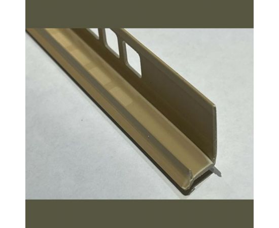 Профиль для плитки внутренний DECONIKA 10 мм 2.5 м 012-G Бежевый глянец Д-Пл10-В 012-G БЕЖ Г 