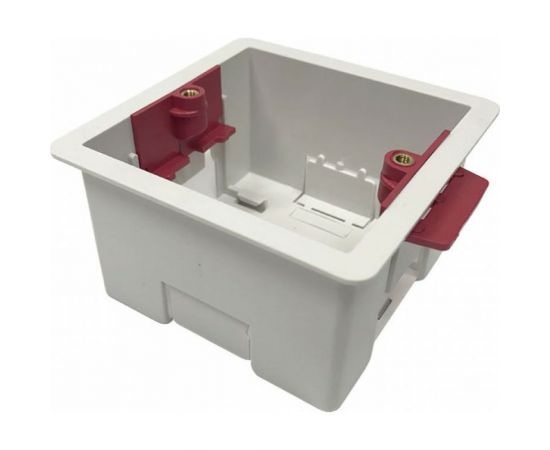 Монтажная квадратная коробка LIVOLO для гипсокартона размер 81x81 наружные габариты (UK) NH03 