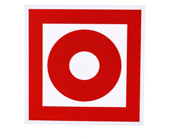 Табличка Контур Лайн 130x130 Тревожная кнопка 12MF0170 