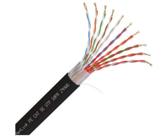 Кабель Netlink NL-CU UTP 10PR 24 AWG CAT5 305м ВНЕШНИЙ УТ000002432 
