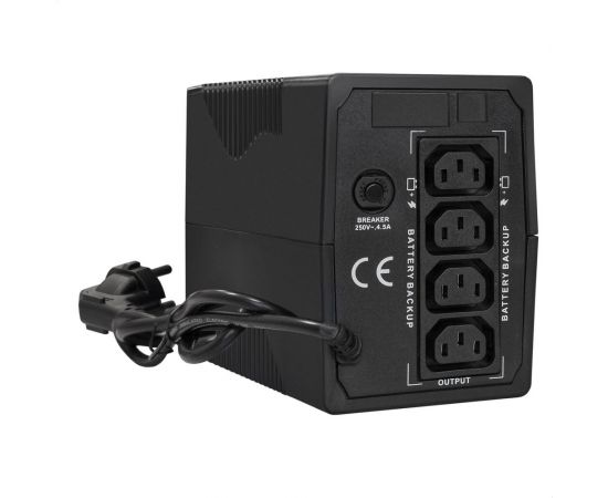 Источник бесперебойного питания ExeGate Power Smart ULB-1000.LCD.AVR.4C13 1000VA 4C13, Black 292789 – изображение 2