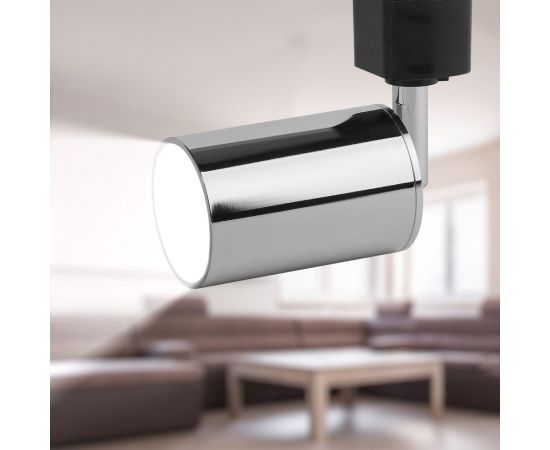 Трековый светильник ЭРА TR14GU10 CH GU10, 55х165мм, хром Б0044277 – изображение 2
