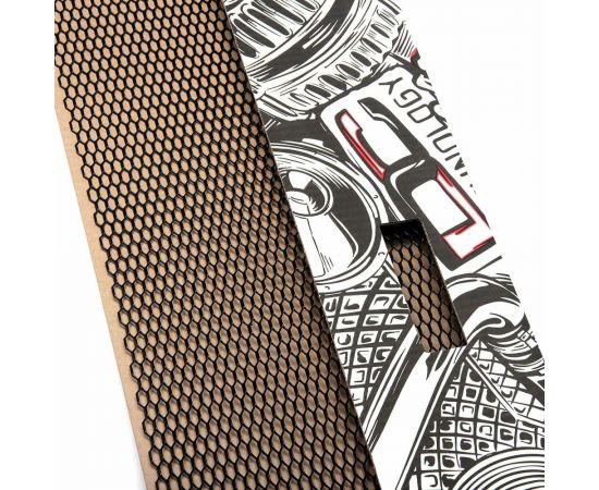 Облицовка радиатора Dreamcar 25x100 см, алюминий, ячейка 10x5 мм, черная DC-000-0002053 – изображение 2